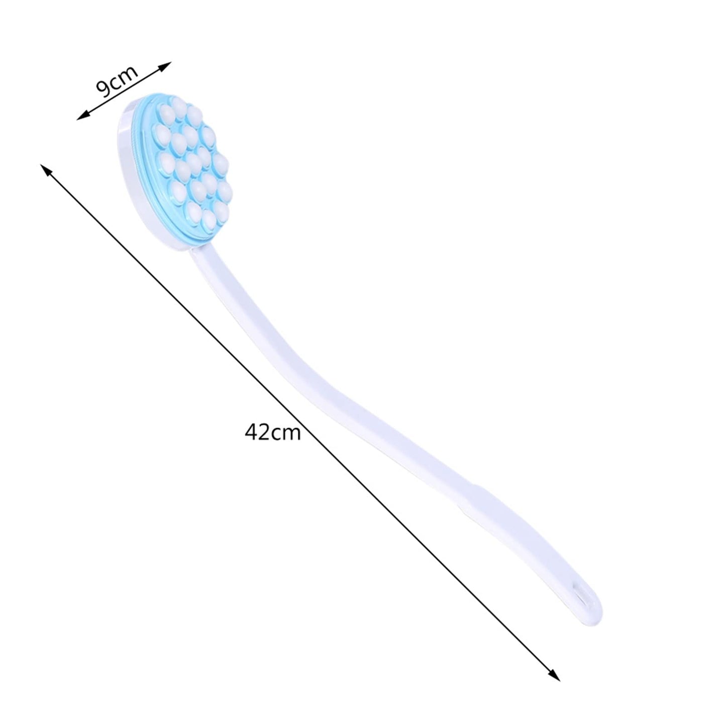 Lotion Applicator and Massager, Long Handle Easy Reach for Sunscreen, Cream, Shower Gel on Back, Legs and Feet, Long Shower Bath Brush, Easily Roll On Beauty and Personal Care Tyenaza