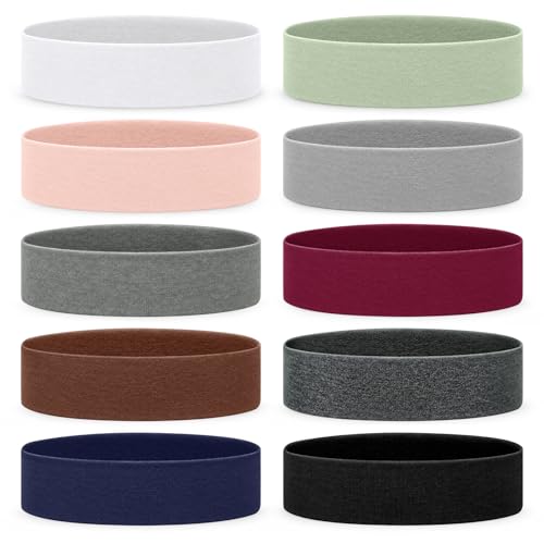 Fishinsea 10 Pack Headbands for Women, Elastic Non-Slip Hair Bands Hair Warp for Sports Daily Workout Yoga Running Beauty and Personal Care Fishinsea Default Title