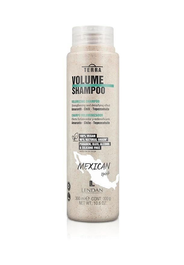 Lendan - Hair Volume Kit - Terra Mexican Spirit - Shampoo 300 ml + Conditioner 300 ml + Spray 200 ml Beauty & Personal Care Lendan