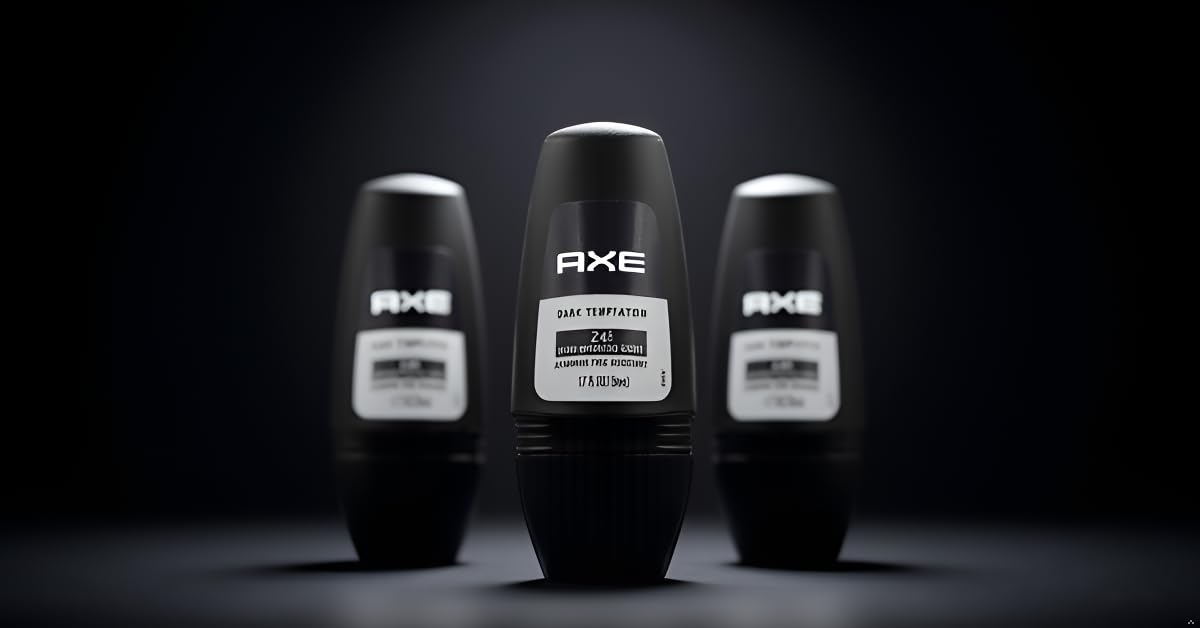 Axe Dark Temptation Roll-on Deodorant, Black, 1.7 Fluid Ounce, Pack of 4, Long-Lasting Protection Beauty and Personal Care UNILEVER INTL