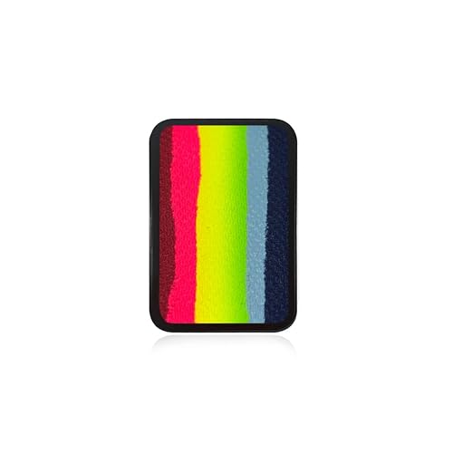 Kraze FX Rainbow Promise Face Paint Refill 10g by Jacqueline Howe - Split Cake - Red to Blue Gradient - Replacement for Bold & Brilliant Palette Beauty & Personal Care Kraze FX