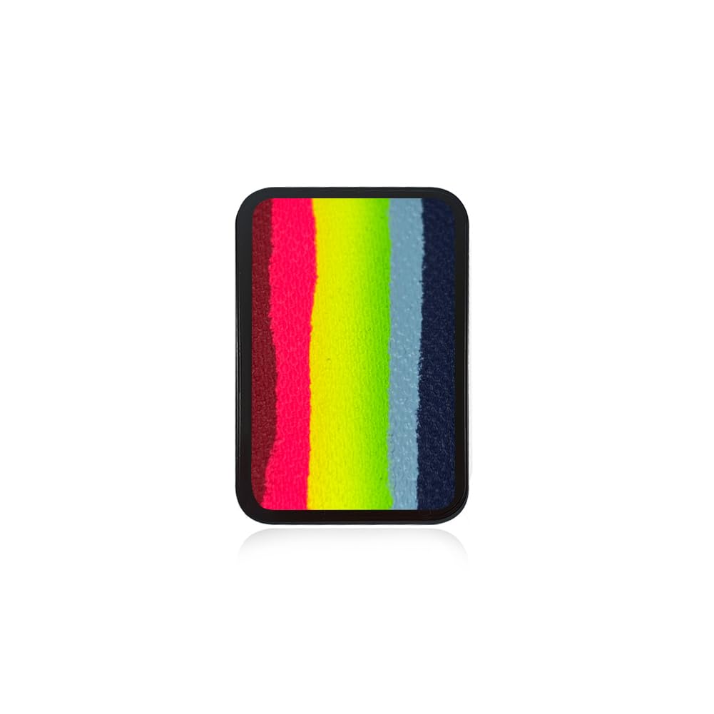 Kraze FX Rainbow Promise Face Paint Refill 10g by Jacqueline Howe - Split Cake - Red to Blue Gradient - Replacement for Bold & Brilliant Palette Beauty & Personal Care Kraze FX