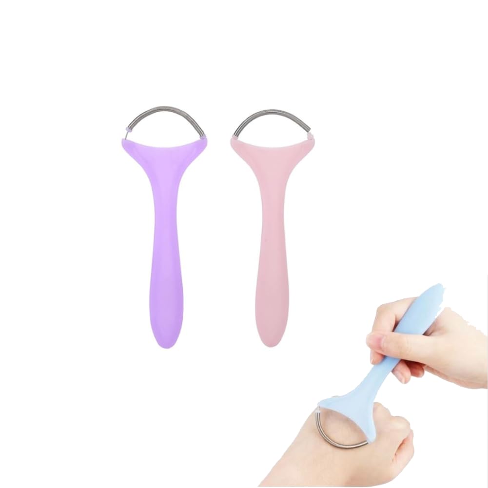 2Pcs Hair Remover Spring Threading Hair Remover, Portable Women Threading Face Epilator, Spring Threading Hair Remover Beauty and Personal Care Cocoarm