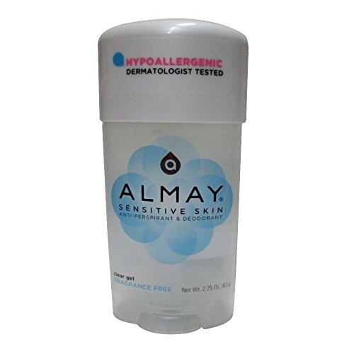 Almay Anti-Perspirant & Deodorant Fragrance Free Clear Gel 2.25 oz (Pack of 5) Beauty and Personal Care Almay