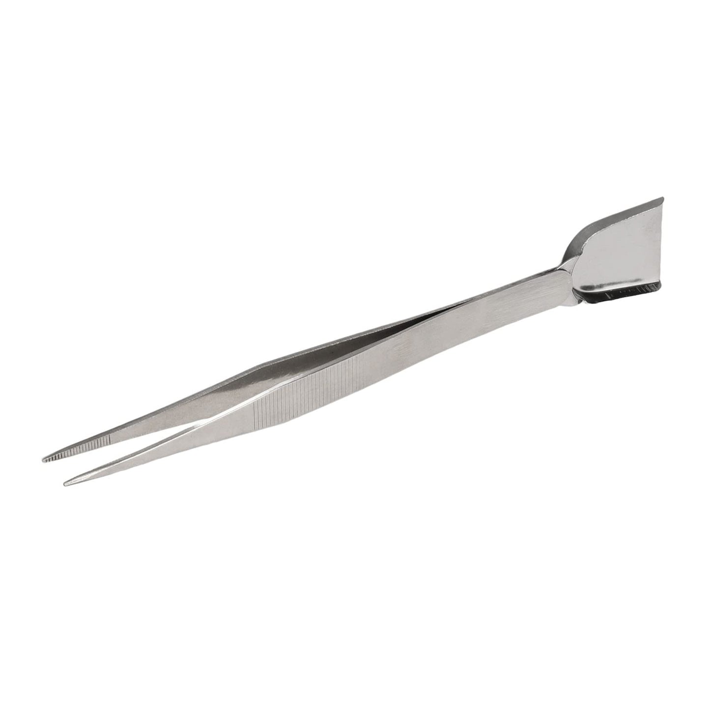 Pwshymi Jewelry Shovel End Tweezer,Bead Scoop Pickup Tool Jewelry Tweezers Long Handle Portable Handy Scoop Tweezer Prevent Slip for Stones Scoop Away Beauty and Personal Care Pwshymi