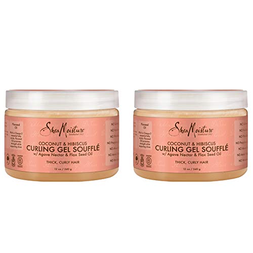 Shea Moisture Coconut & Hibiscus Gel Souffle 12 Ounce (354ml) (2 Pack) Beauty & Personal Care Shea Moisture