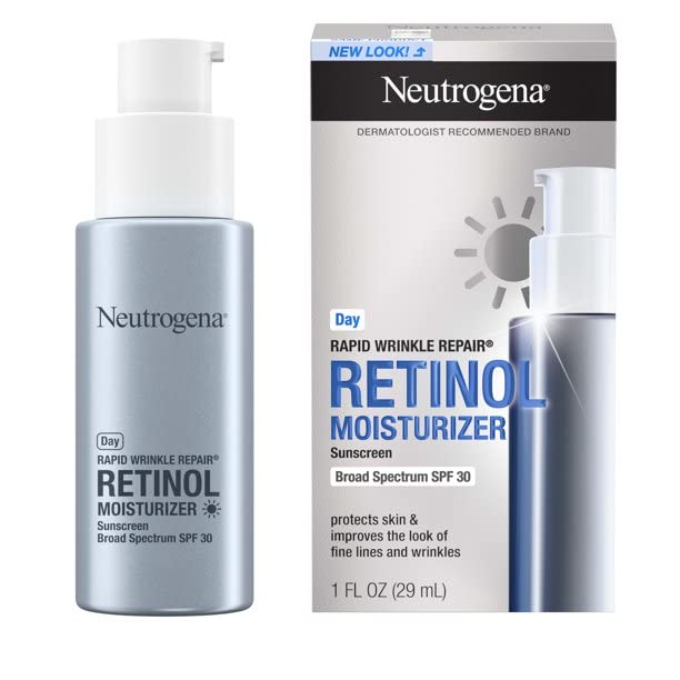 Neutrogena Rapid Wrinkle Repair Anti-Wrinkle Night Accelerated Retinol SA Facial Moisturizer, 1 fl. Oz Beauty & Personal Care Neutrogena