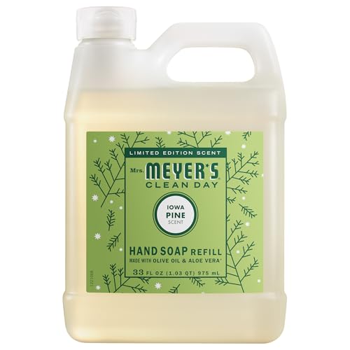 MRS. MEYER'S CLEAN DAY Hand Soap Refill, Iowa Pine Scent, 33 Fl Oz Bottle Beauty & Personal Care Mrs. MEYER'S
