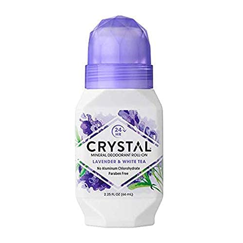 CRYSTAL Deodorant Mineral Deodorant Roll-On, Lavender & White Tea 2.25 oz (Pack of 5) SG_B002F8I8VS_US Beauty and Personal Care Crystal Essence