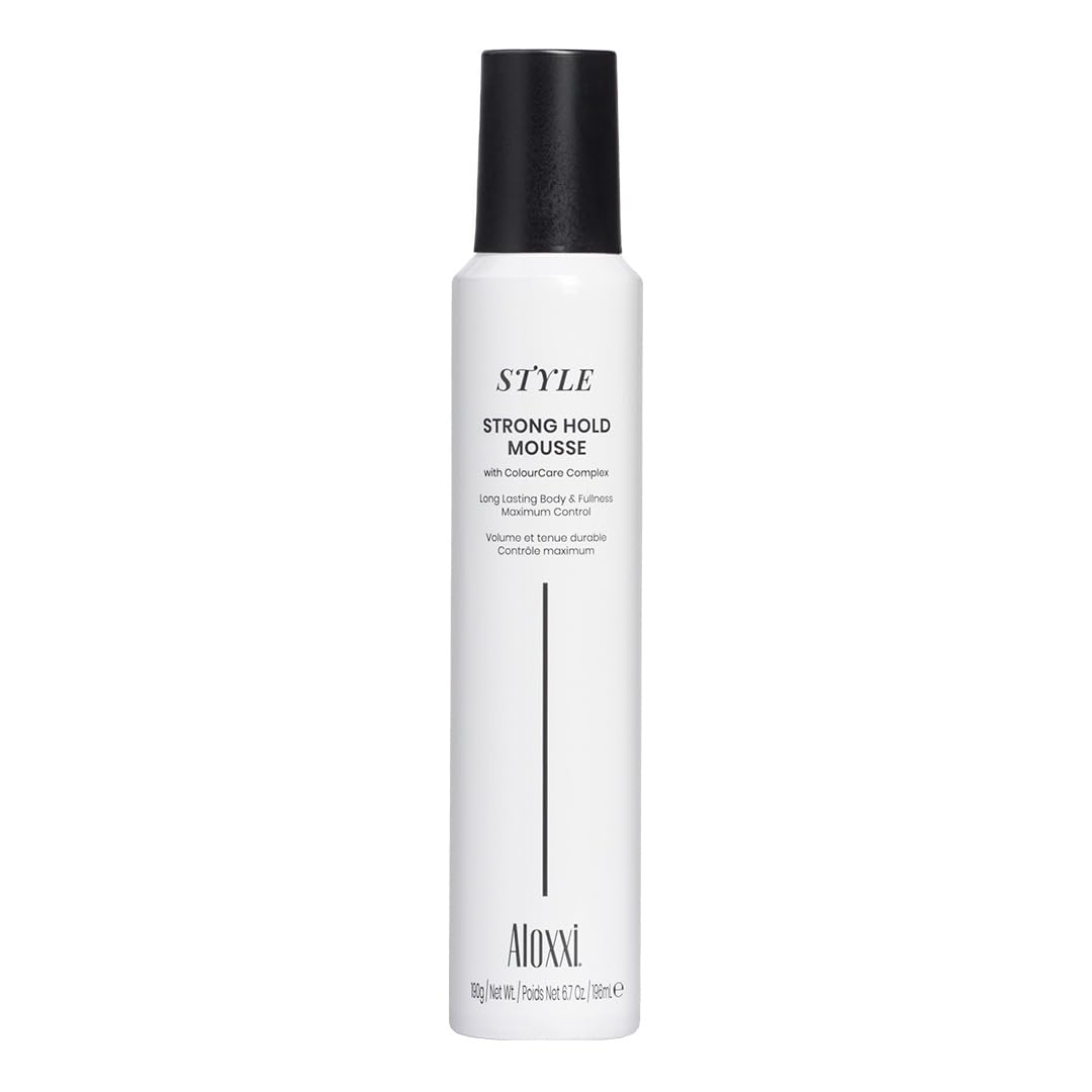 ALOXXI Strong Hold Mousse Volumizing Foam for Long-Lasting Fullness and Humidity Protection, 6.7 Oz Beauty & Personal Care ALOXXI