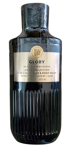 Bath & Body Works Mens Glory 3-in-1 Hair, Face & Body Wash 10 Ounce Beauty & Personal Care Bath & Body Works