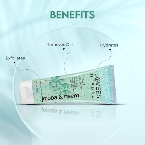 'Jovees Jojoba and Neem Face Scrub, 100ml Beauty & Personal Care Jovees