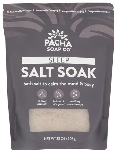 Pacha Soap Sleep Salt Soak, 32 OZ Beauty and Personal Care Pacha Soap Co