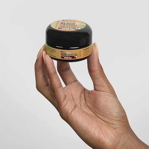 Kuza Jamaican Black Castor Oil Anti-Breakage Edge Gel - Infused with Coconut Oil - for Dry, Fragile Hair, 2 oz Beauty & Personal Care Kuza