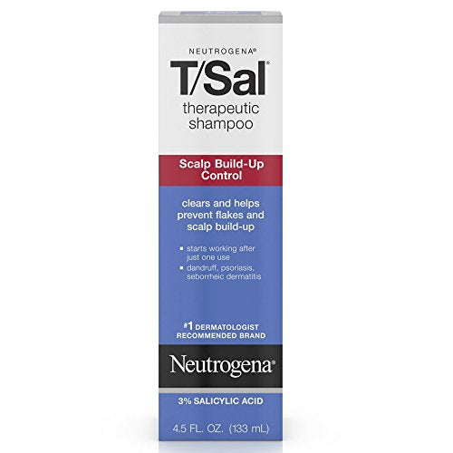 Neutrogena T/Sal Therapeutic Shampoo, Scalp Build-Up Control 4.5 oz (Pack of 7) Beauty & Personal Care Neutrogena