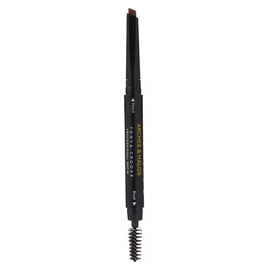 Arches & Halos Angled Brow Shading Pencil - Double Sided Eyebrow Filler and Spoolie - Angled Brush Design for Precise Shaping and Styling - Buildable Beauty & Personal Care Arches & Halos