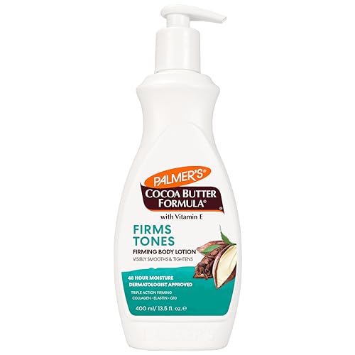 Palmer's Cocoa Butter Formula Skin Firming Body Lotion, Toning & Tightening Cream with Q10, Collagen & Elastin, Pump Bottle, 13.5 Oz. Beauty & Personal Care Palmer's