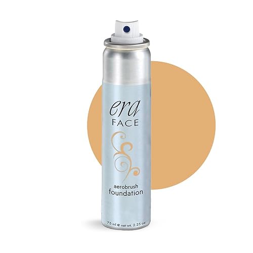 ERA Face spray makeup (R6 Ginger, 2.25 oz) - airbrush foundation, everyday, buildable, professional spray on cosmetics by Era Beauty Beauty & Personal Care ERA Beauty