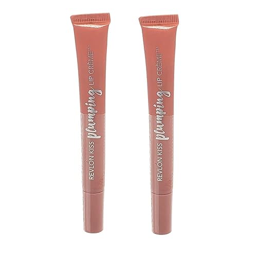 Pack of 2 Revlon Kiss Plumping Lip Creme, Nude Honey 5102 Beauty & Personal Care REVLON