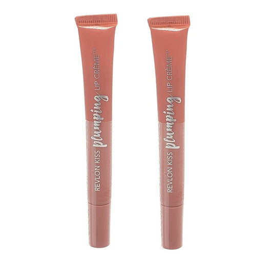 Pack of 2 Revlon Kiss Plumping Lip Creme, Nude Honey 5102 Beauty & Personal Care REVLON