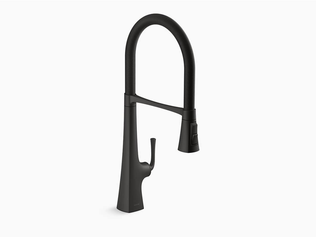 Kohler K-22060-BL Graze Kitchen Sink Faucet, Matte Black 3.3 Ounces Beauty & Personal Care Kohler