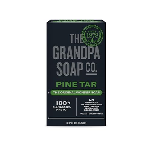 Grandpa's Brands Pine Tar Soap, 4.25 Ounce Beauty & Personal Care The Grandpa Soap Company