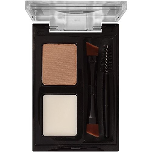 Revlon ColorStay Brow Kit, Includes Longwear Brow Powder, Clear Pomade, Dual-Ended Angled Tip Eyebrow Brush & Spoolie Brush, Blonde (105), 0.08 oz Beauty & Personal Care REVLON