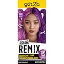 got2b Color Remix Semi-Permanent Hair Color, Purple Punch 094, Customizable Temporary Hair Dye to Create A Vibrant or Pastel Shade, Easy At-Home Beauty & Personal Care Got2B