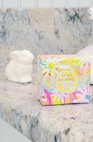 Greenwich Bay Trading Easter Gift Set- 2 Soap Bar Easter Bunny Set- Love Bunny White Decorative Soaps - Enriched with Shea Butter, Cocoa Butter, Sweet Beauty & Personal Care Greenwich Bay