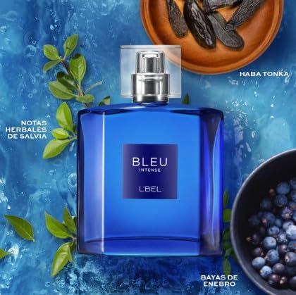 L'bel BLEU INTENSE 100ml - Fragrance for Men Eau de Toilette Beauty & Personal Care L'Bel