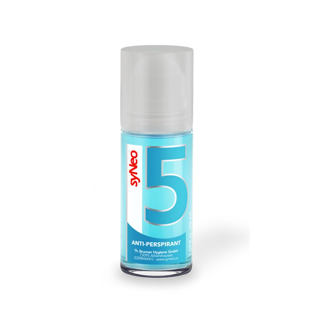 5 Antiperspirant Roll-On - Strong Formula, No Scent, Long-Lasting, Heavy Sweat & Odor Protection, 1 pack 1.69 fl. oz. Beauty and Personal Care syNeo
