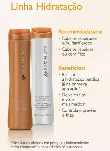 Satinique Smooth Moisture Shampoo &Conditioner (2 9.4 Oz.) by Satinique-Amway Beauty & Personal Care Satinique