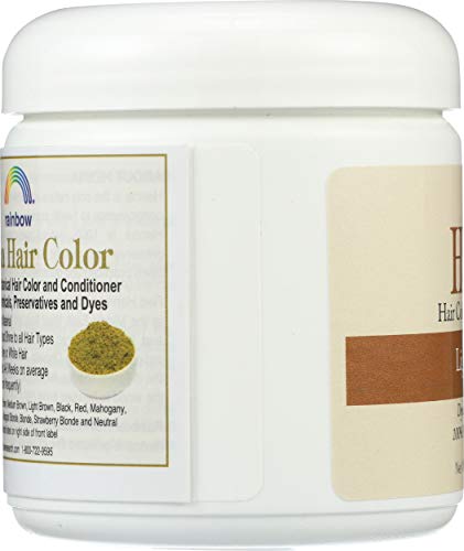 Rainbow Research Henna Hair Color and Conditioner Persian Light Brown, 4 Ounce Beauty & Personal Care Rainbow Research