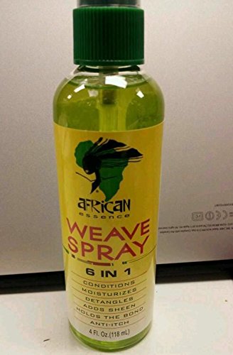 [AFRICAN ESSENCE] 6 IN 1 WEAVE SPRAY FOR SYNTHETIC AND HUMAN HAIR 4OZ Beauty & Personal Care African Essence