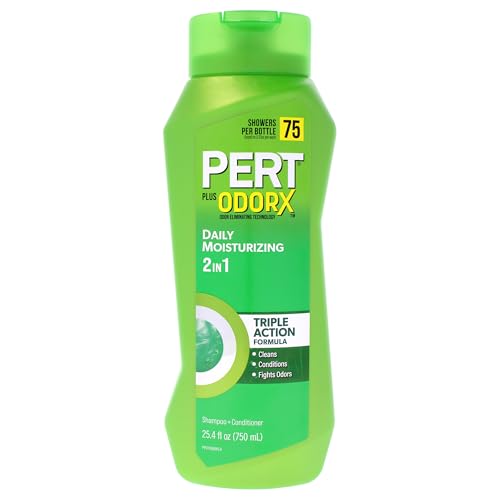PERT 2 in 1 Complete Clean Shampoo and Conditioner - Mens Shampoo for Daily Use - Hair Conditioner for Men - Removes Dirt, Oil, and Build Up - 25.4 oz Beauty and Personal Care Pert Default Title