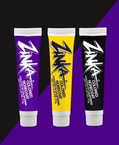 Zinka Team Face Paint and Sun Block - Balitmore - Yellow/Purple/Black Beauty & Personal Care Zinka