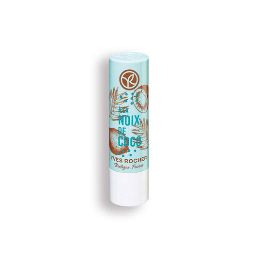 Yves Rocher Lip Balm Coconut, 4.8g/0.17oz - Nourishing Lip Care, Hydrating Lip Balm, Exotic Scent, Long-Lasting Moisture, Soft and Smooth Lips Beauty and Personal Care Yves Rocher