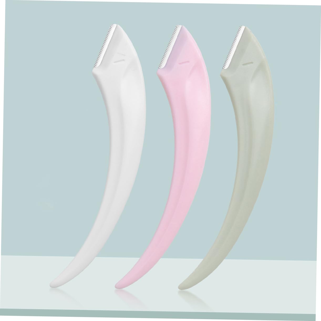 FOMIYES 2sets Stainless Steel Face Razors for Women Eyebrow Shaver Facial Hair Removal Tool 6pcs*2 Beauty and Personal Care FOMIYES