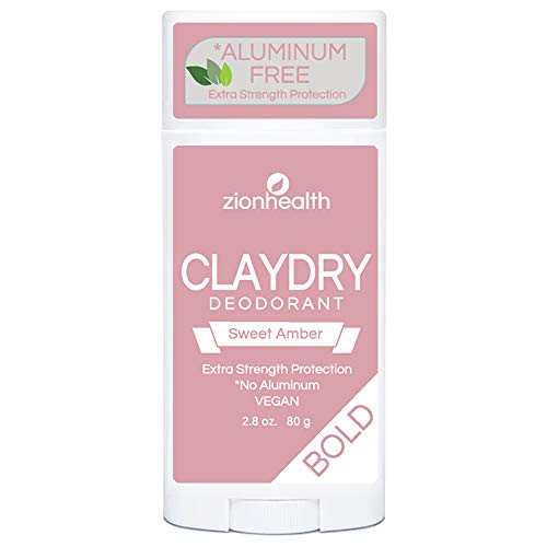ClayDry Bold Sweet Amber Deodorant Zion Health 2.8 oz Stick Beauty and Personal Care Zion Health
