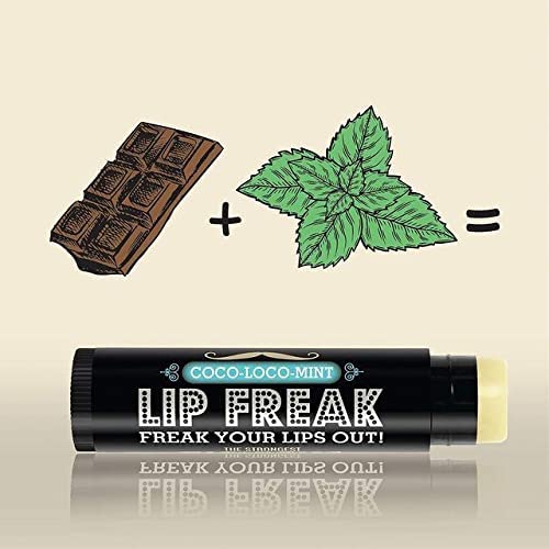 Doctor Lip Bang's BUZZING Lip Balm - Lip Freak - 100% All Natural - Cruelty Free - Flavored Lip Freak - Sensory - Pack of 2 (Coco-Loco Mint) Beauty and Personal Care Doctor Lip Bang's