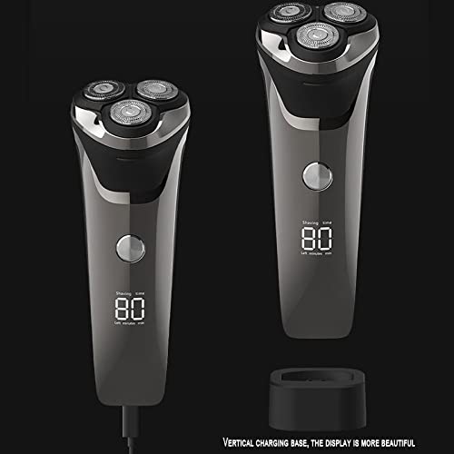 Head Shavers for Bald Men, Waterproof face grooming electric shaver men powerful rotary male wet dry face electric razor men rechargeable beard Beauty and Personal Care Mecuricy