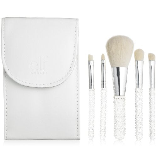 e.l.f. 6 Piece Vol 2 Mini Brush with Bag Set Beauty & Personal Care e.l.f.