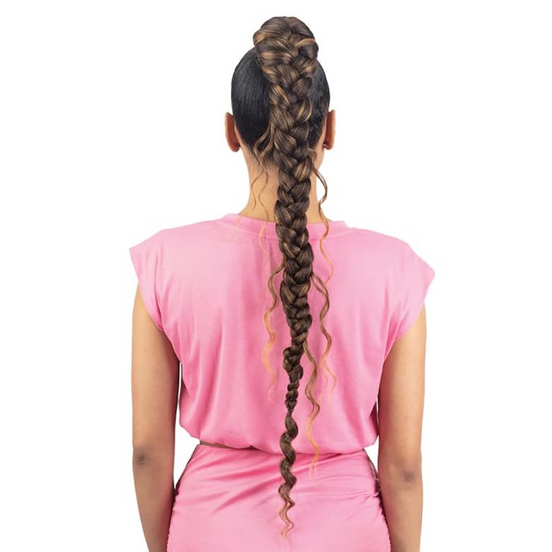 Shake-N-Go Freetress Equal Ponytail - Boho Jumbo Braid Goddess Ponytail 30" (CB27613)