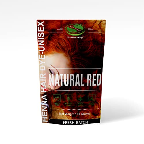 1 Pack Of Natural Red Henna Hair & Beard Color/Dye 100 Grams - Natural Hair Color, Plant-based Hair Dye - The Henna Guys Beauty & Personal Care The Henna Guys