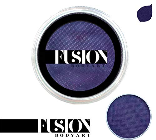 Fusion Body Art Pro Face Paint | Prime Magic Dark Blue (32gm), Professional Quality Water Activated Face and Body Paint Supplies Single Makeup Cake Beauty & Personal Care FUSION BODY ART
