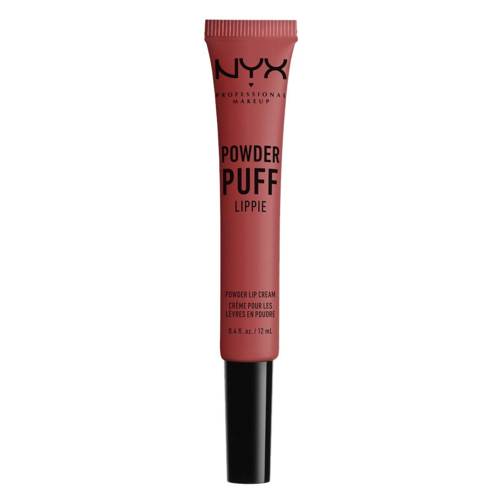 NYX PROFESSIONAL MAKEUP Powder Puff Lippie Lip Cream, Liquid Lipstick - Best Buds (Nude Rose) Beauty & Personal Care NYX PROFESSIONAL MAKEUP