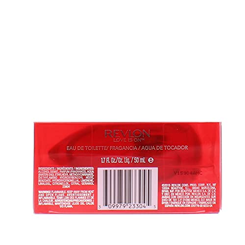 Revlon Love is On Eau de Toilette Spray, 1.7 Fluid Ounce Beauty & Personal Care REVLON