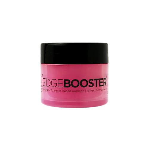 Style Factor EDGEBOOSTER Strong Hold Water-Based Pomade 0.85 Oz Mini Travel Size (0.85 Fl Oz (Pack of 1), Lemon Berry) Beauty & Personal Care Style Factor