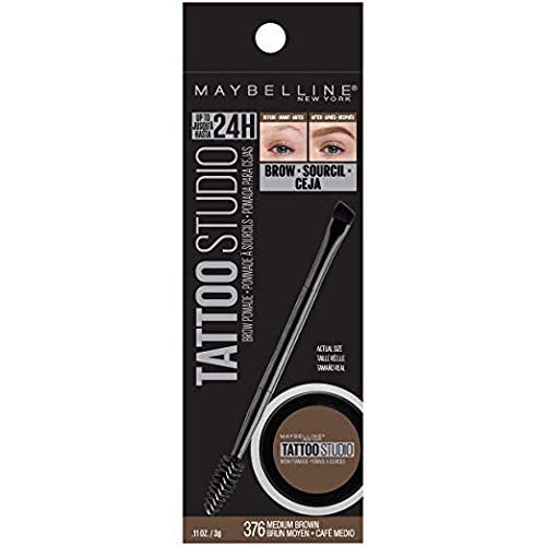 Maybelline Tattoostudio Brow Pomade Medium Brown Beauty & Personal Care MAYBELLINE