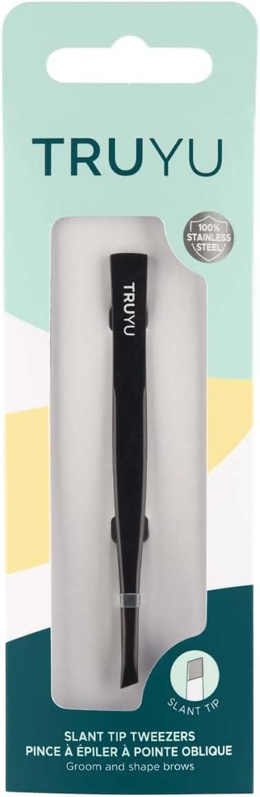Qvs Slant Tip Tweezers, 0.3 Ounce Beauty and Personal Care Truyu
